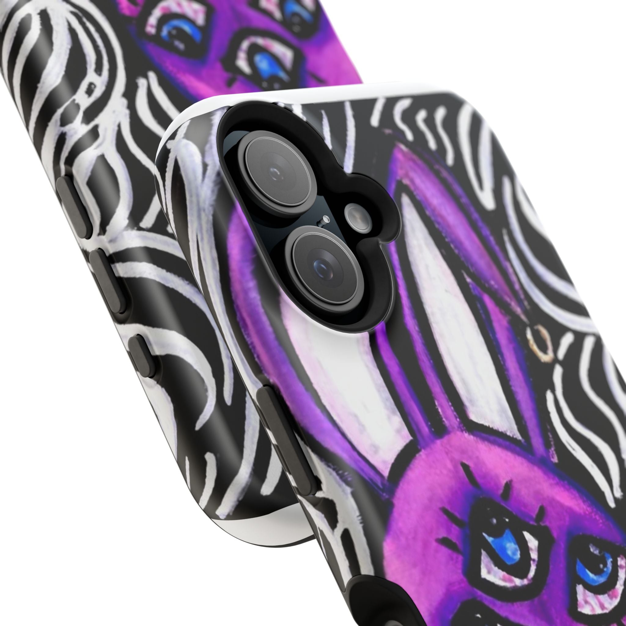 "3 EYED HARE" Magnetic Impact-Resistant Cases