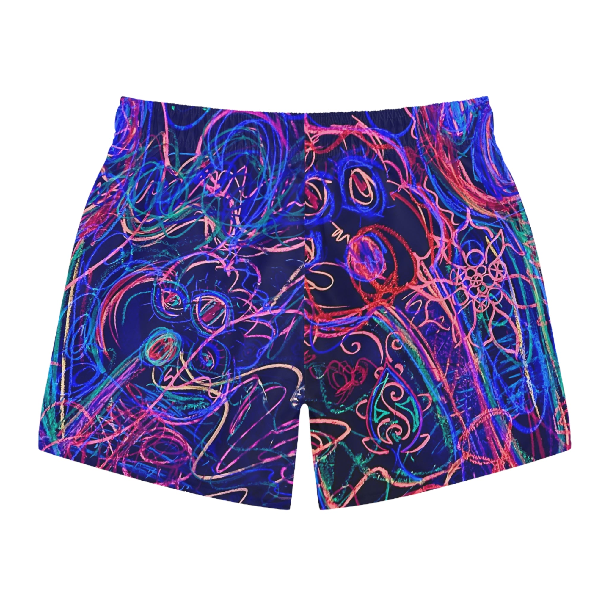 "Reptile Aliens made of Light"— Psychedelic Glow All-Over Print