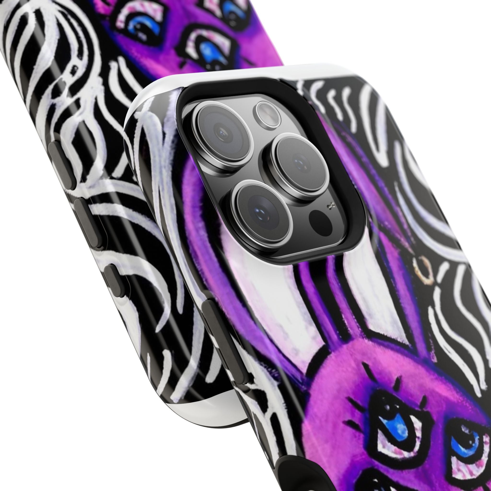 "3 EYED HARE" Magnetic Impact-Resistant Cases