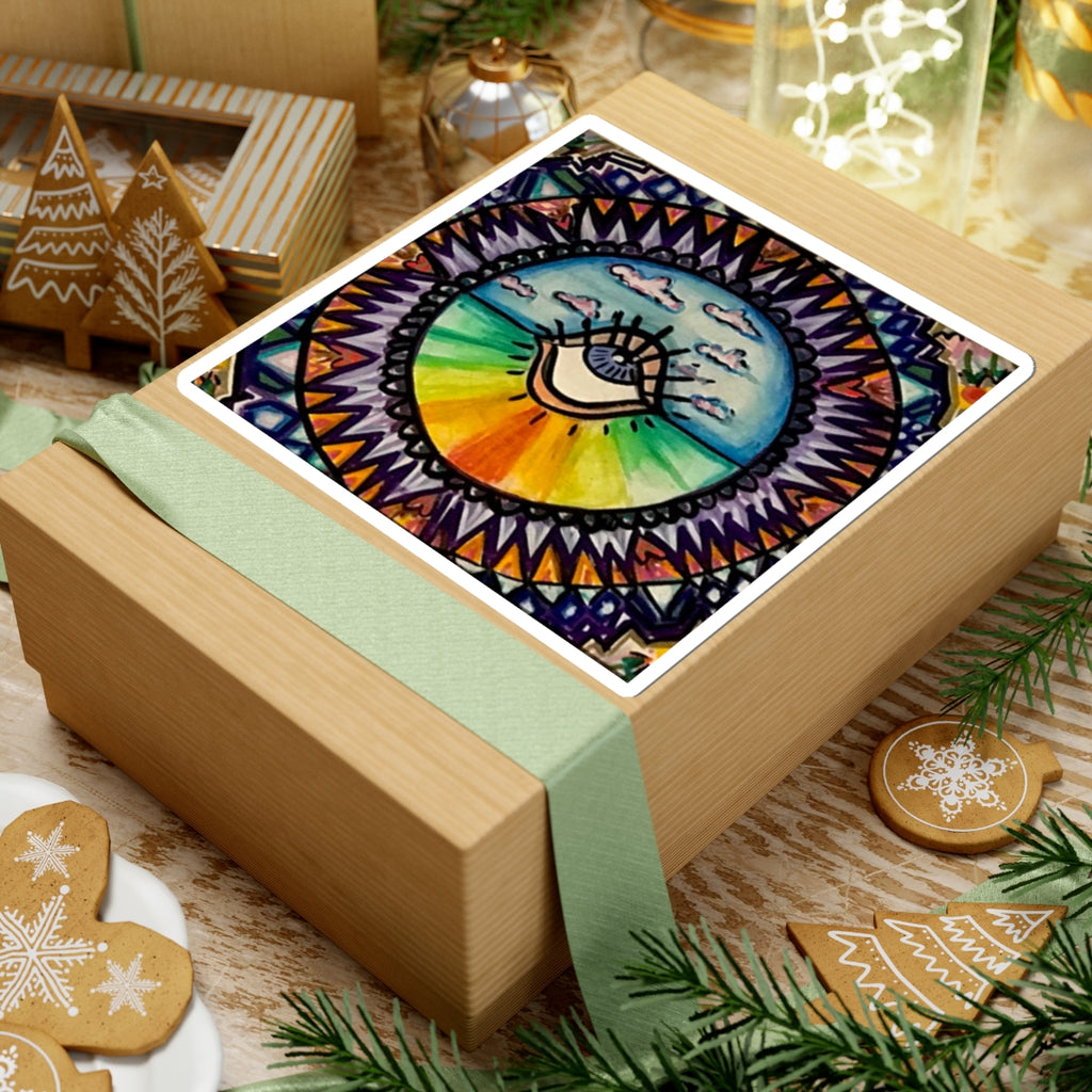 Spectrum of the Soul— Rainbow Mandala Decal