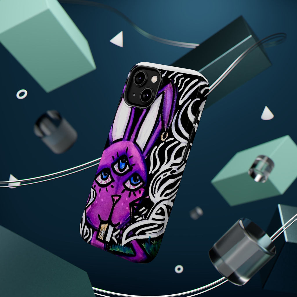"3 EYED HARE" Magnetic Impact-Resistant Cases