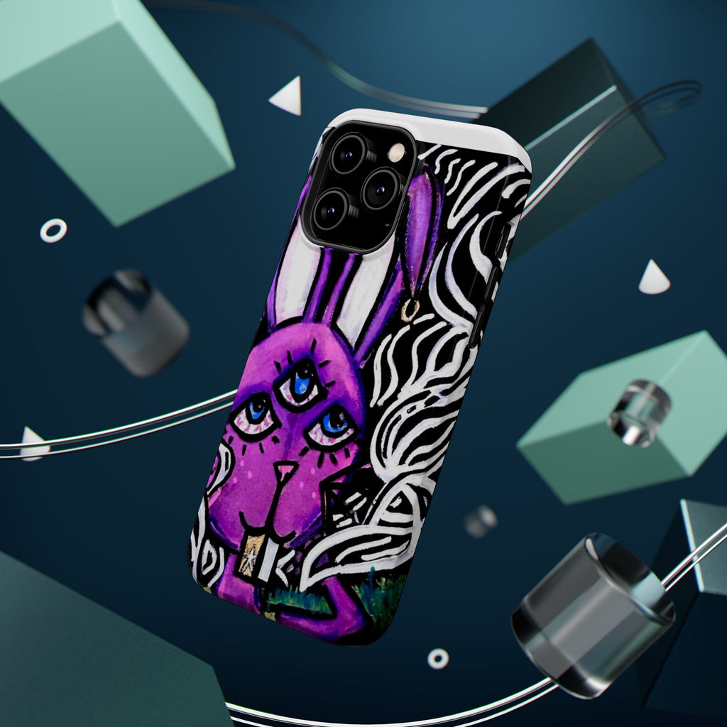 "3 EYED HARE" Magnetic Impact-Resistant Cases