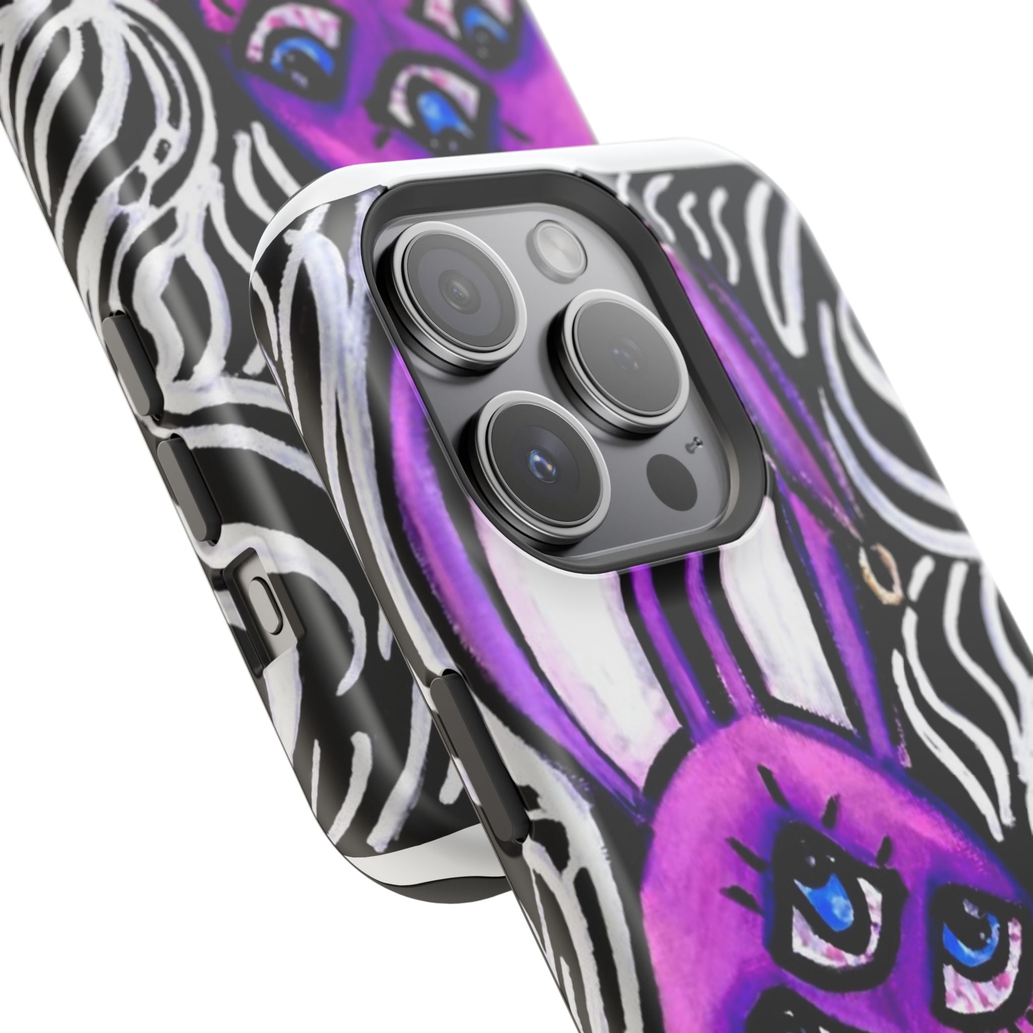 "3 EYED HARE" Magnetic Impact-Resistant Cases