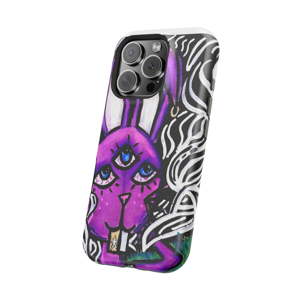 "3 EYED HARE" Magnetic Impact-Resistant Cases