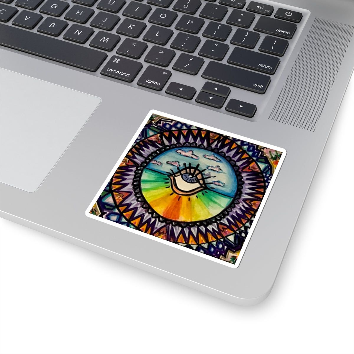 Spectrum of the Soul— Rainbow Mandala Decal