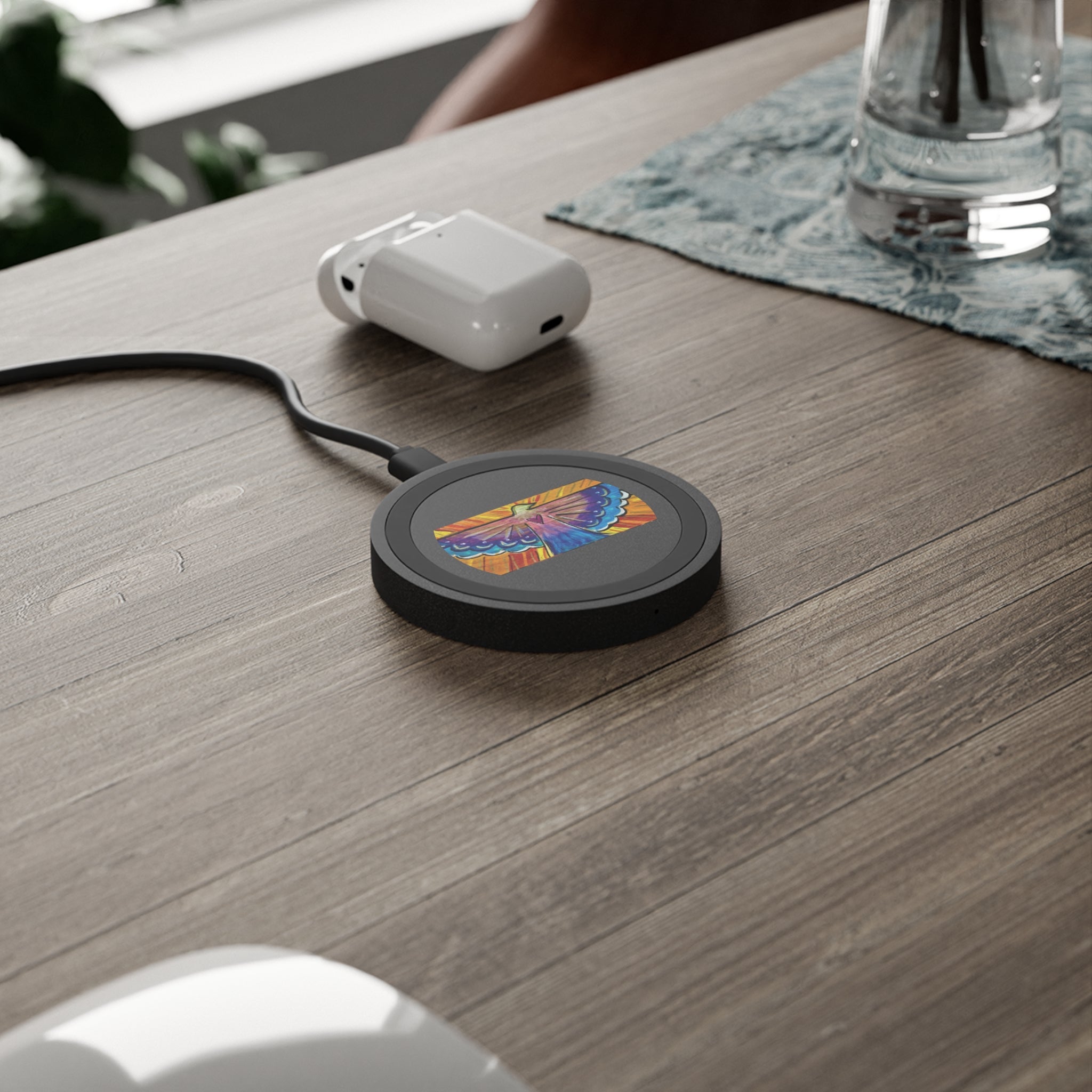 Vintage Birdie Wireless Charging Pad
