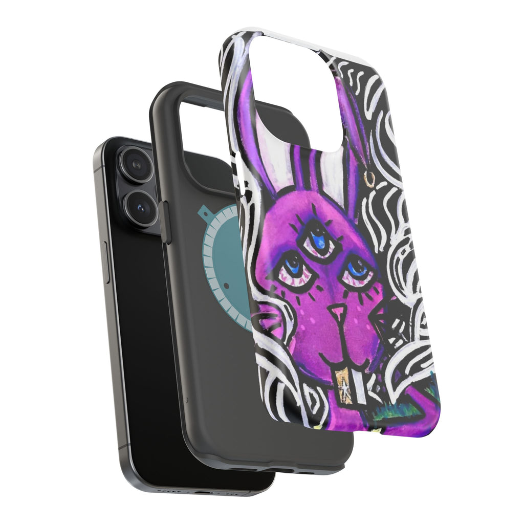 "3 EYED HARE" Magnetic Impact-Resistant Cases