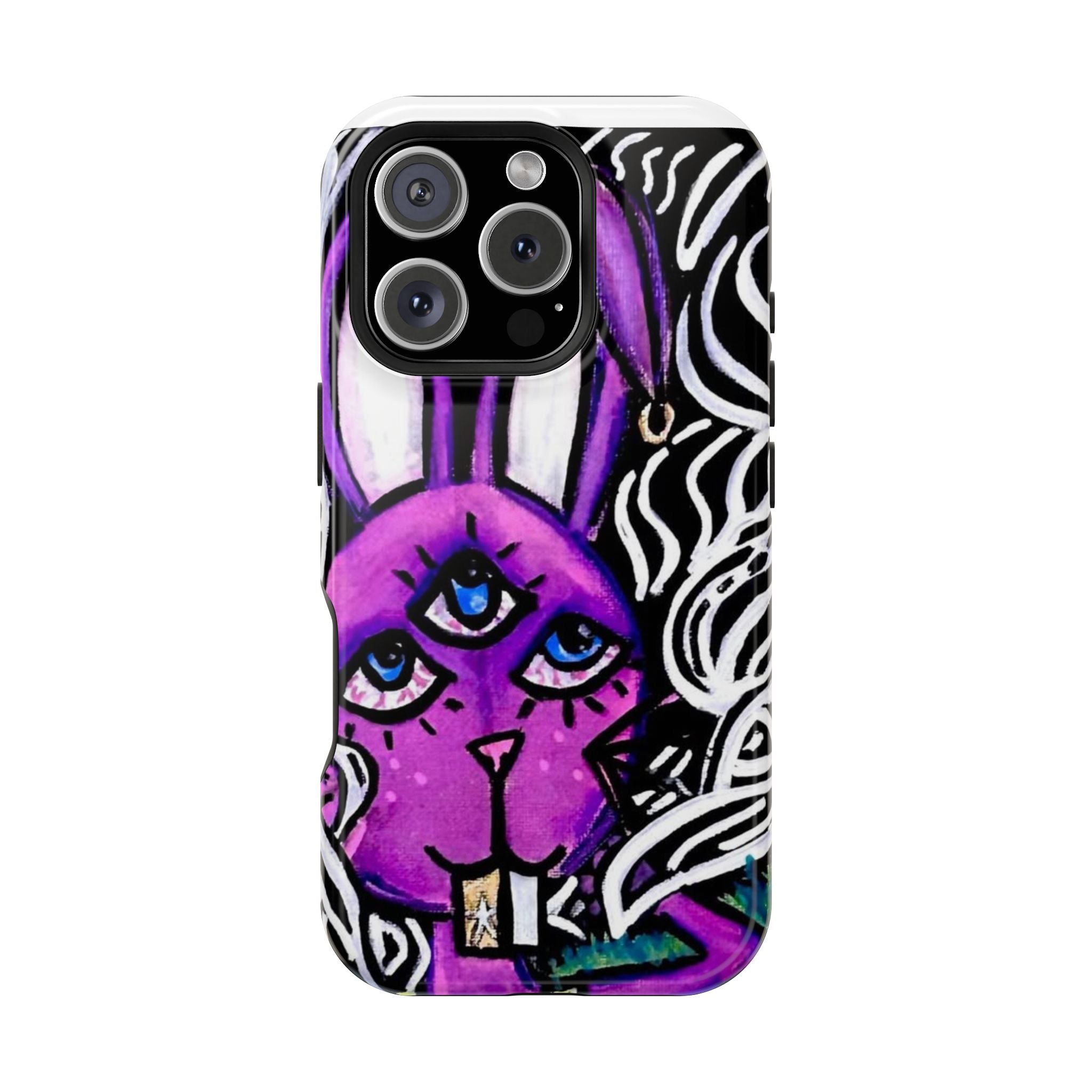 "3 EYED HARE" Magnetic Impact-Resistant Cases