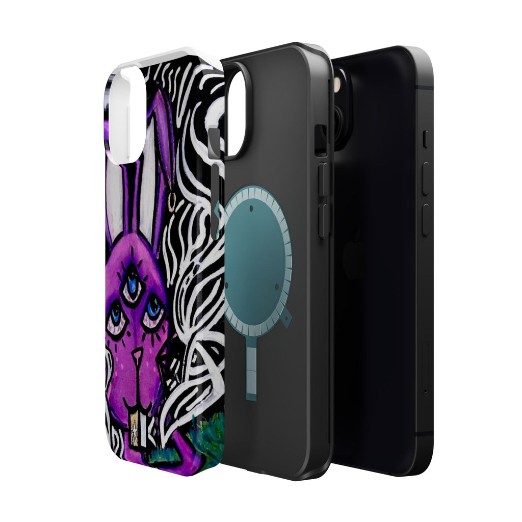 "3 EYED HARE" Magnetic Impact-Resistant Cases