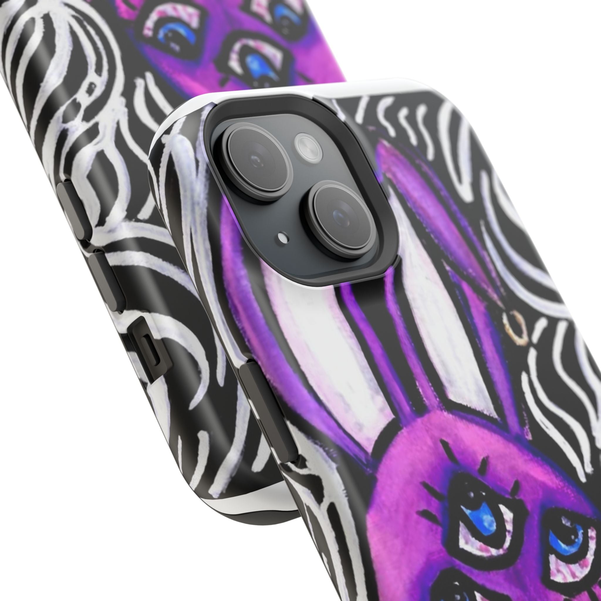 "3 EYED HARE" Magnetic Impact-Resistant Cases
