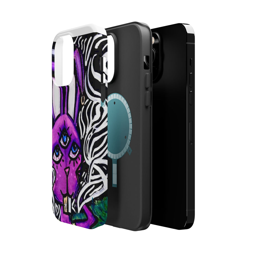 "3 EYED HARE" Magnetic Impact-Resistant Cases