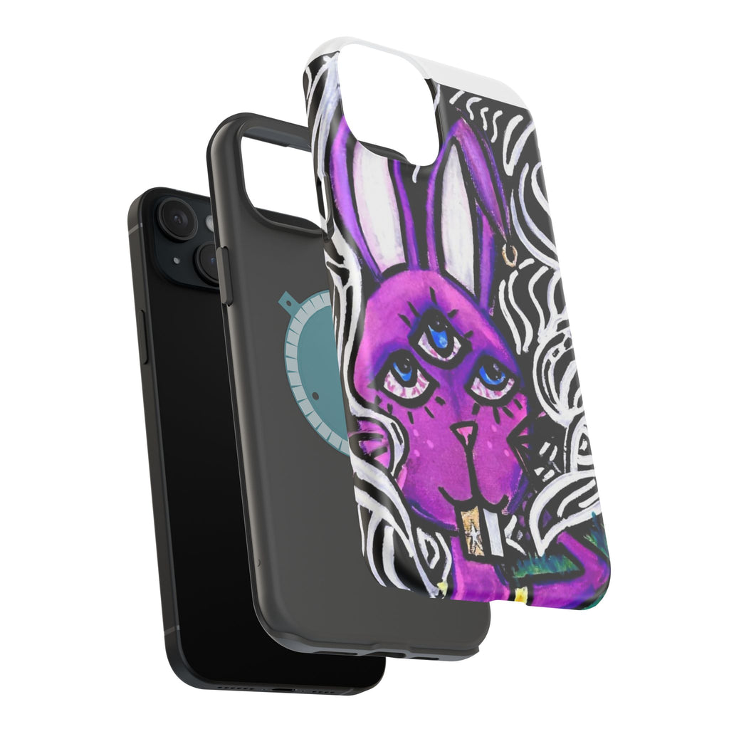 "3 EYED HARE" Magnetic Impact-Resistant Cases