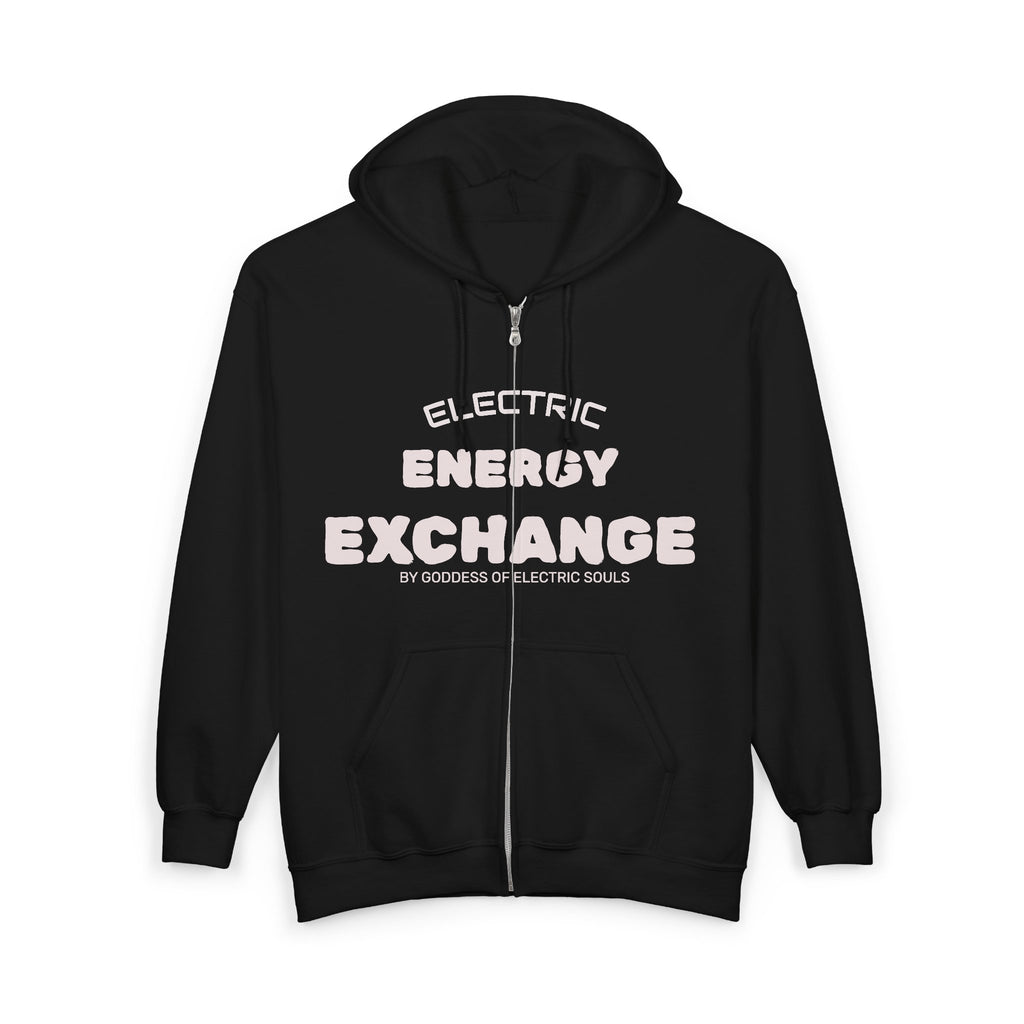Graffiti Oozy Eye Illustration Zip Hoodie | Electric Energy Exchange Graphic
