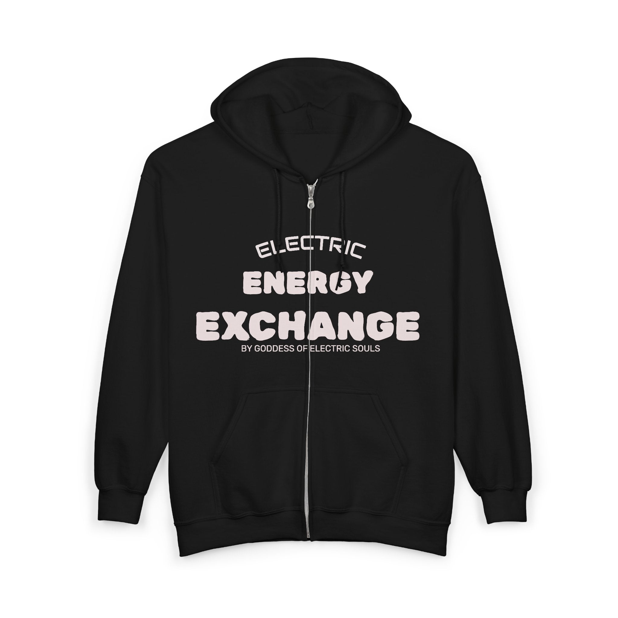 Graffiti Oozy Eye Illustration Zip Hoodie | Electric Energy Exchange Graphic