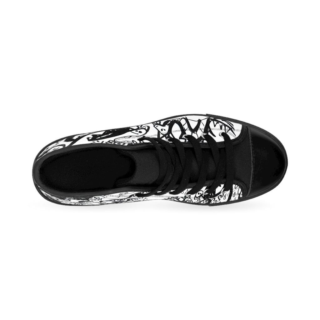 "Sea Monster Infestation" High-Top Sneakers