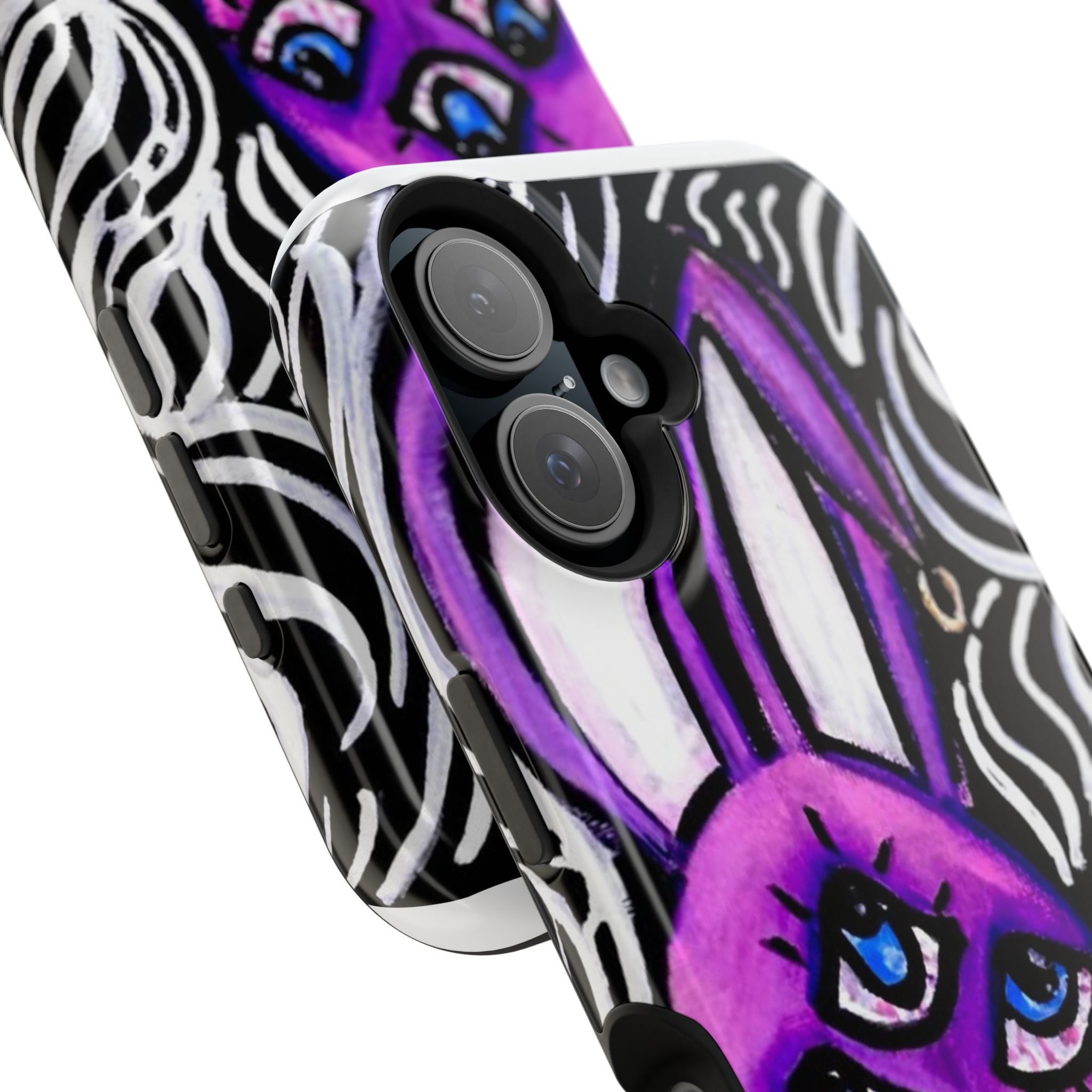 "3 EYED HARE" Magnetic Impact-Resistant Cases