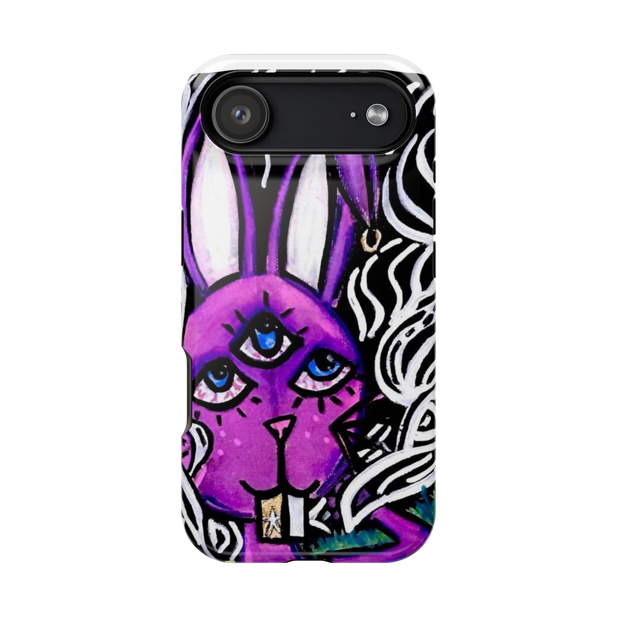 "3 EYED HARE" Magnetic Impact-Resistant Cases