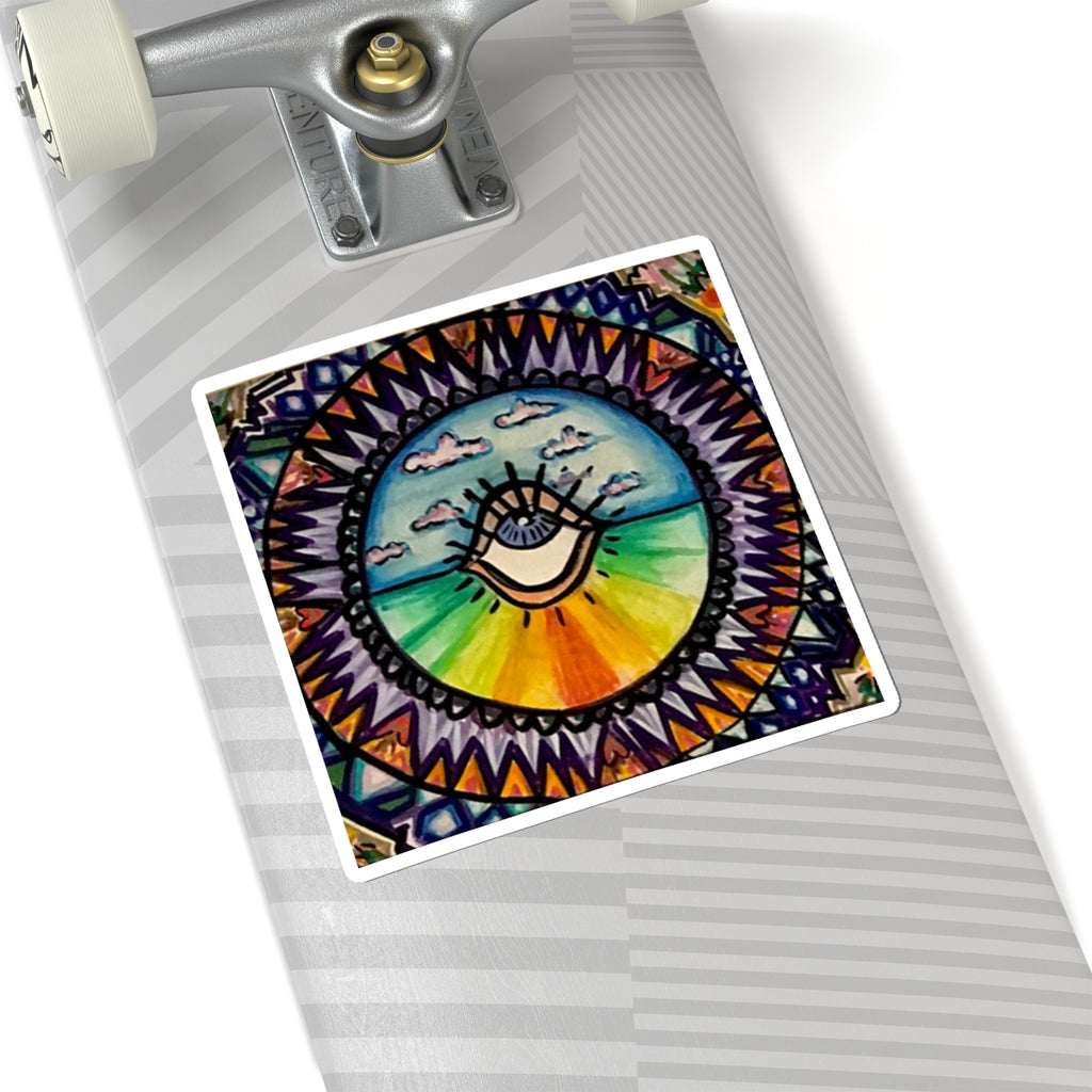 Spectrum of the Soul— Rainbow Mandala Decal