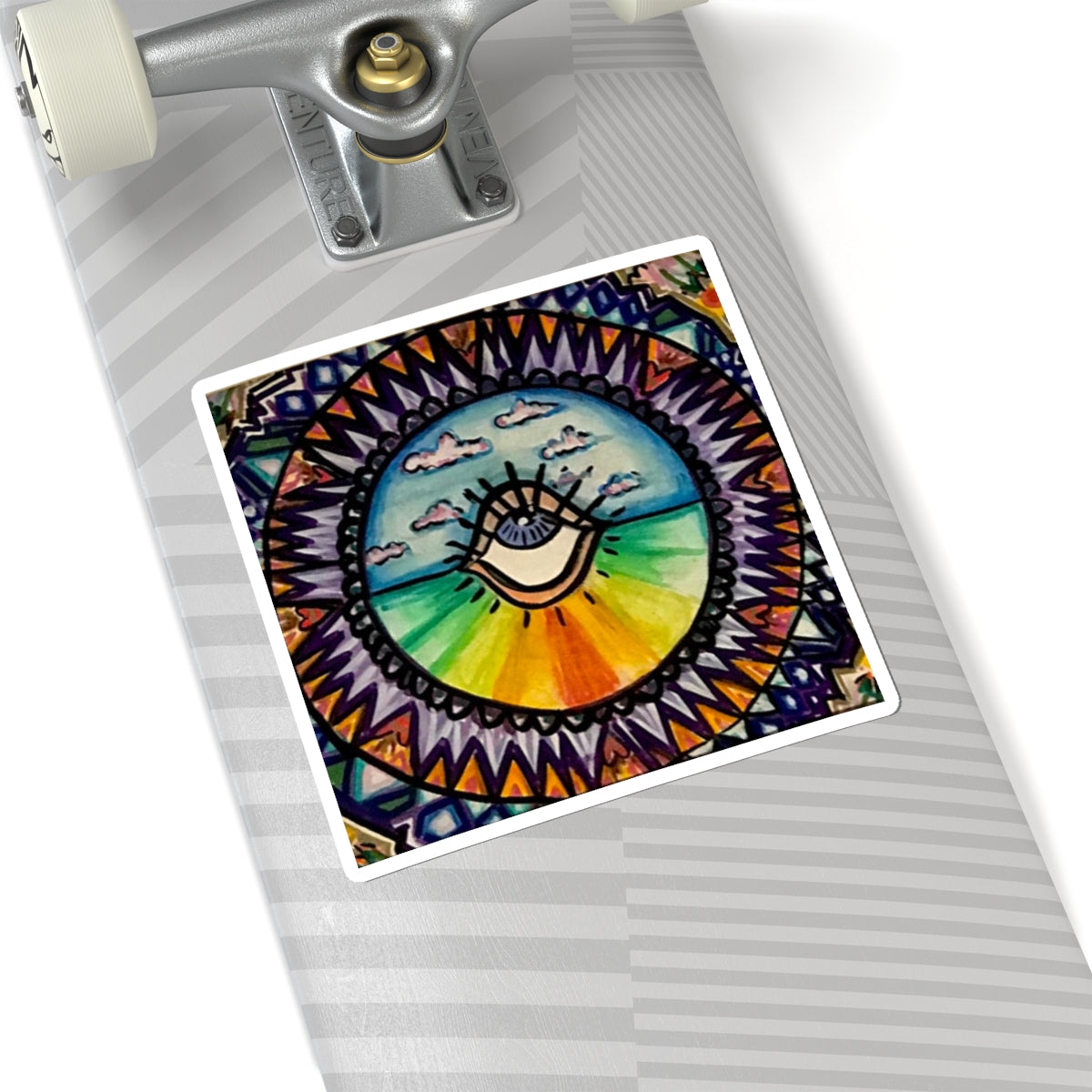 Spectrum of the Soul— Rainbow Mandala Decal