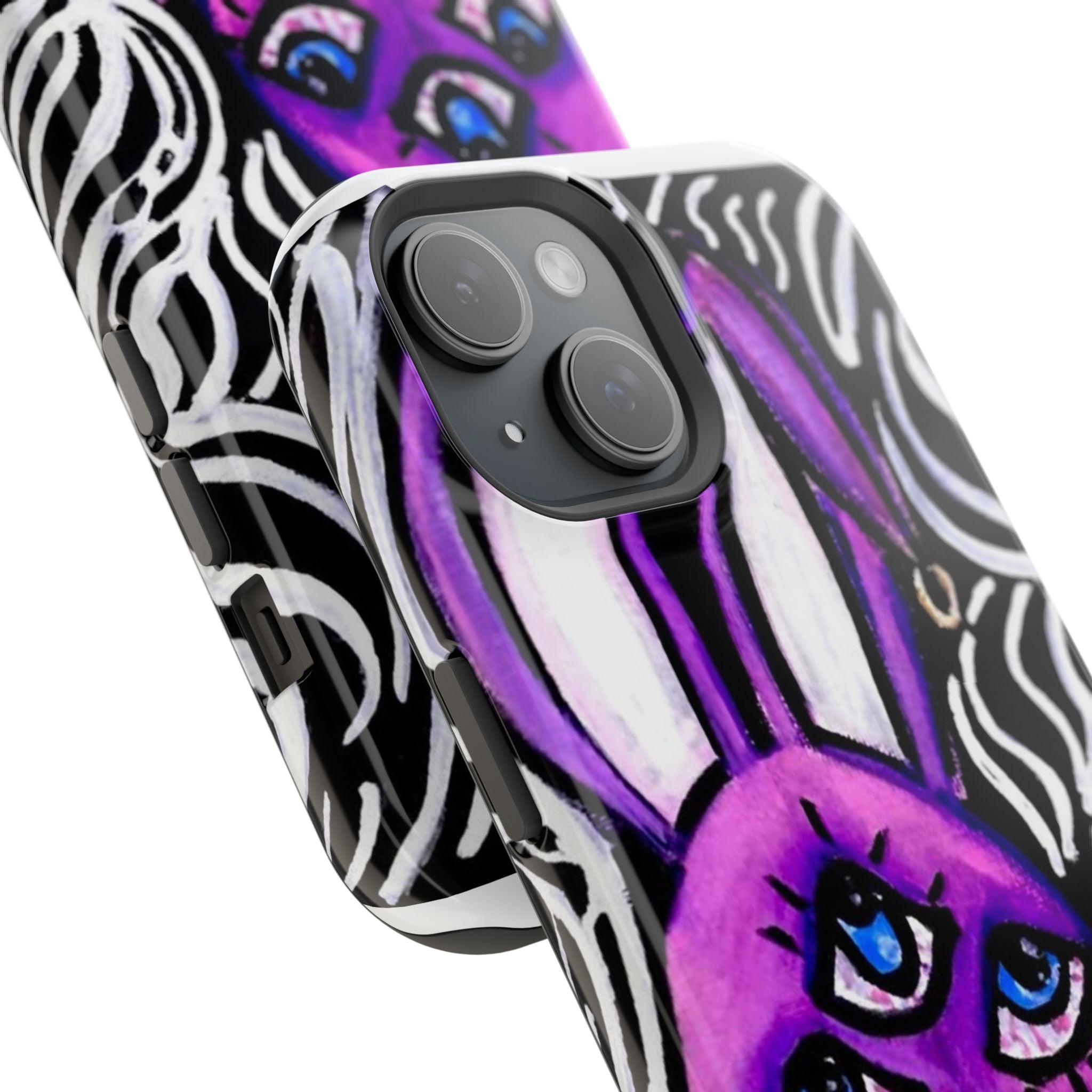 "3 EYED HARE" Magnetic Impact-Resistant Cases