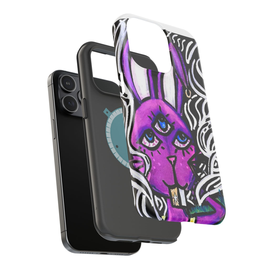 "3 EYED HARE" Magnetic Impact-Resistant Cases