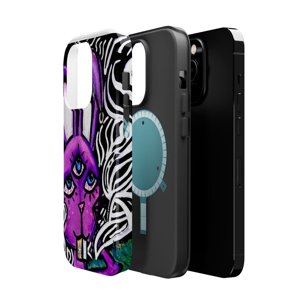 "3 EYED HARE" Magnetic Impact-Resistant Cases