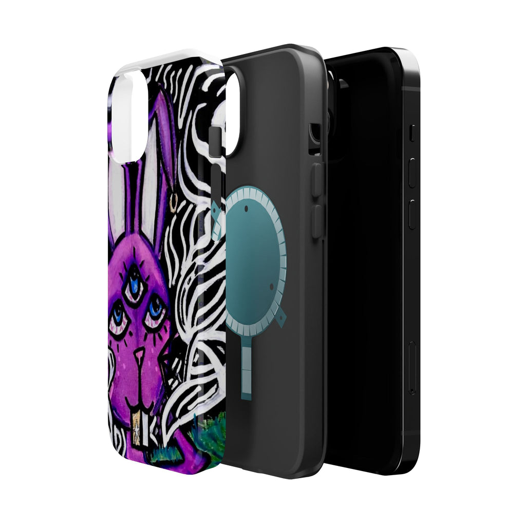 "3 EYED HARE" Magnetic Impact-Resistant Cases