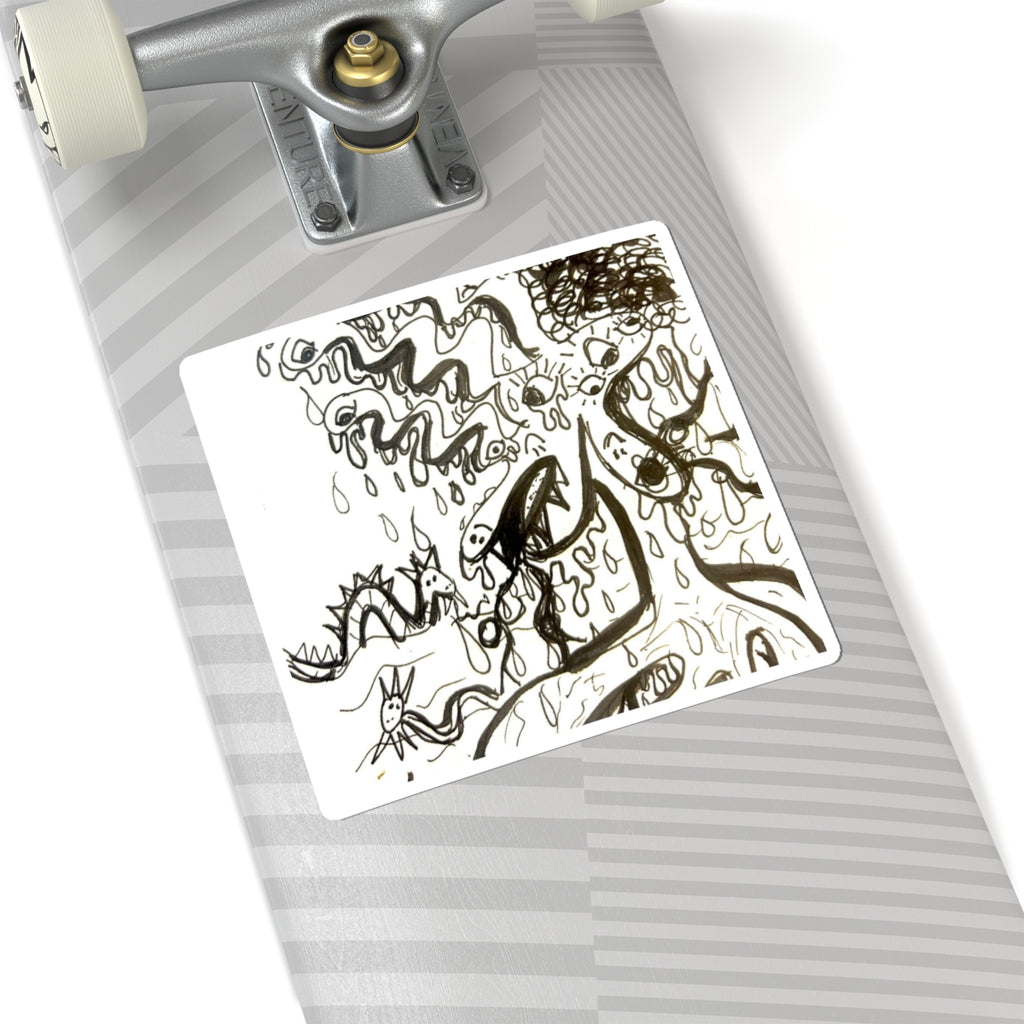 Sea Monster Infestation Stickers