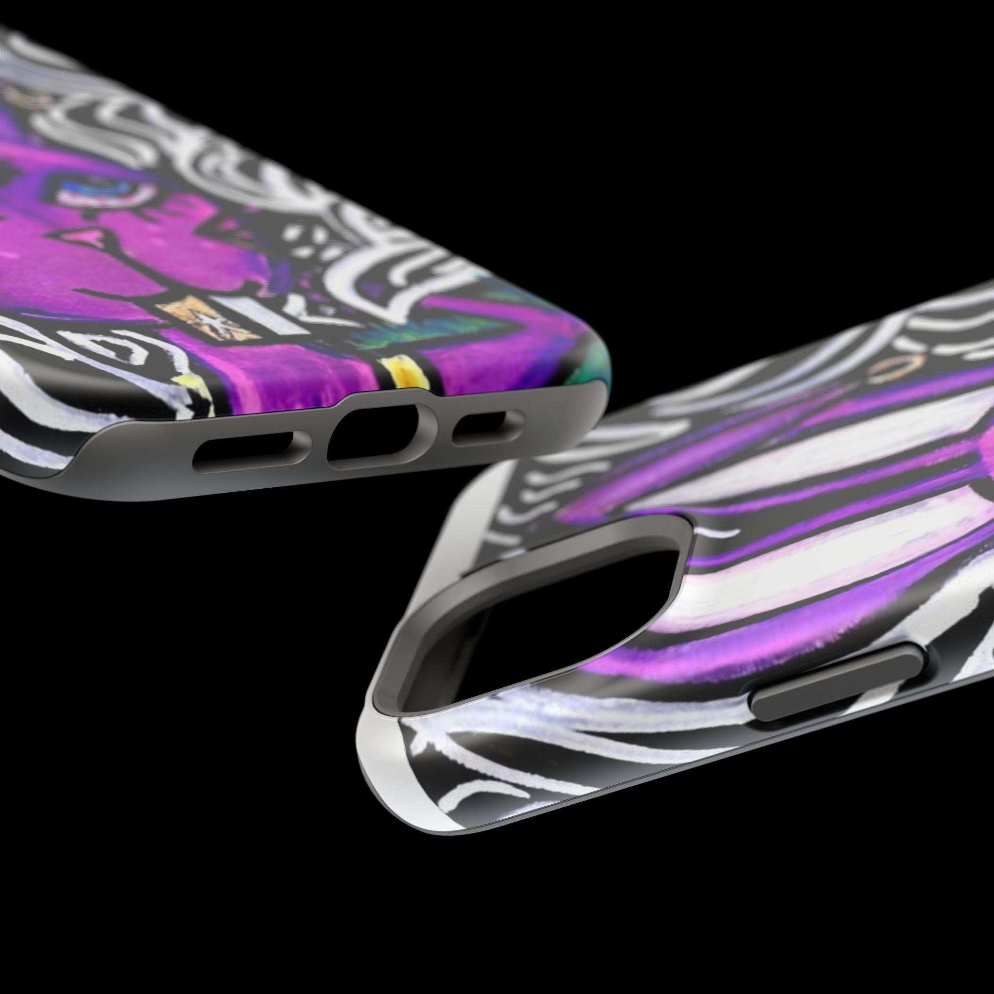 "3 EYED HARE" Magnetic Impact-Resistant Cases