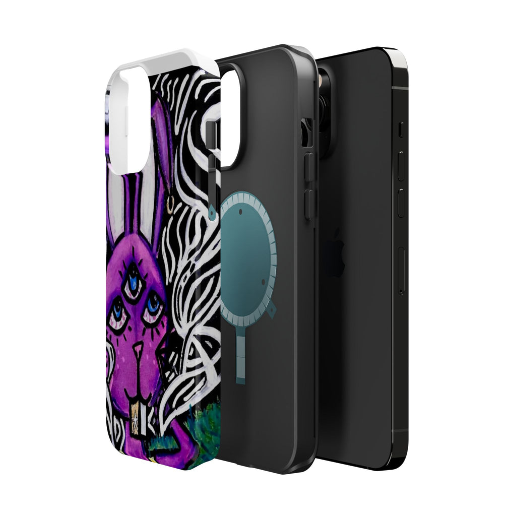 "3 EYED HARE" Magnetic Impact-Resistant Cases