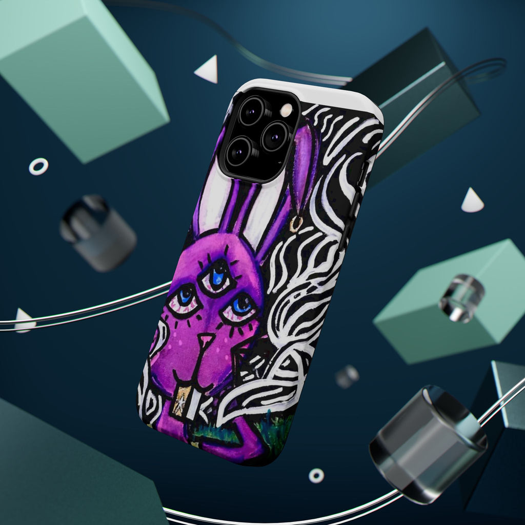 "3 EYED HARE" Magnetic Impact-Resistant Cases