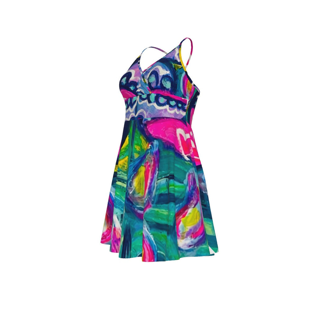 April Showers Taste Like Mothers Milk Women‘s Cross Cami Dress
