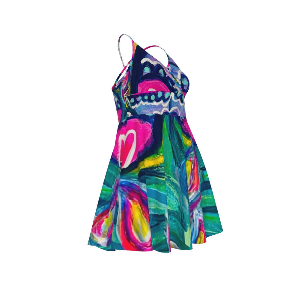 April Showers Taste Like Mothers Milk Women‘s Cross Cami Dress