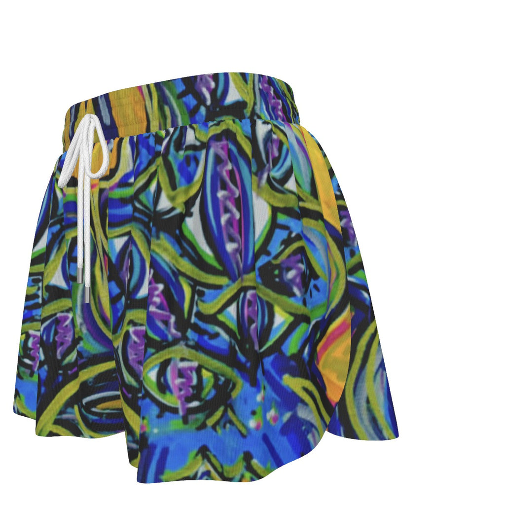 Can You See What Eye See Women's Sport Skorts With Pocket