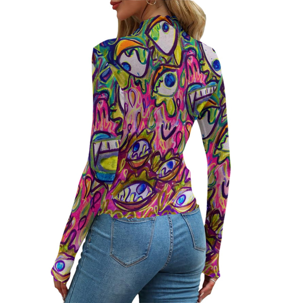 The All Seeing Shift Women's Mesh T-shirt