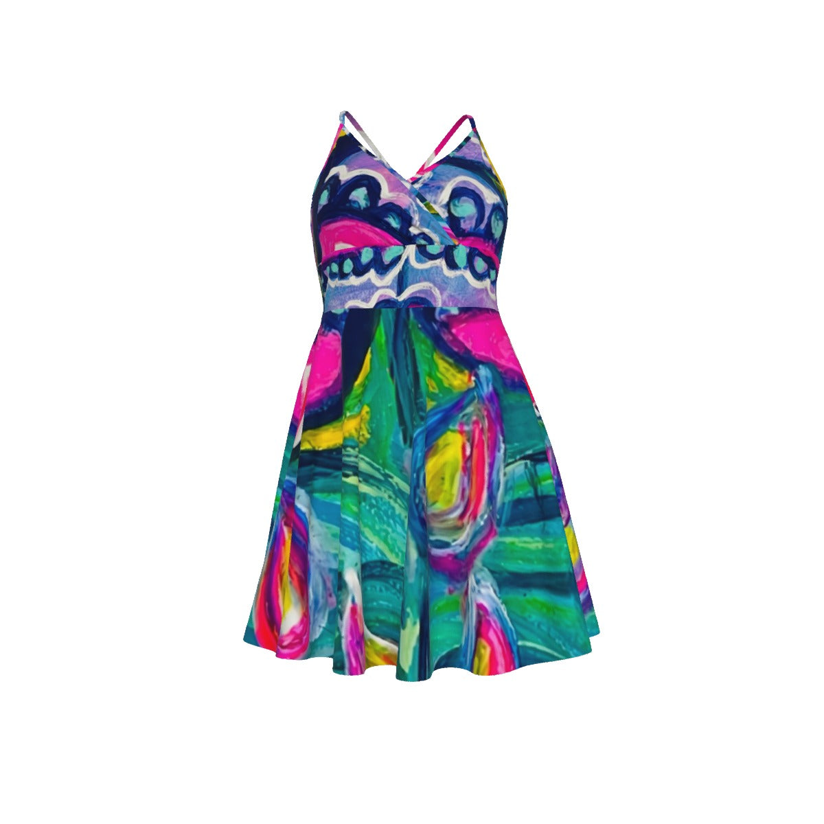 April Showers Taste Like Mothers Milk Women‘s Cross Cami Dress