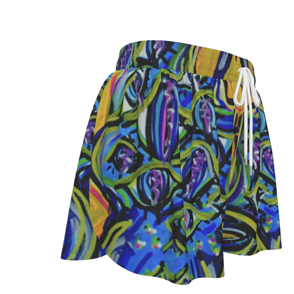 Can You See What Eye See Women's Sport Skorts With Pocket