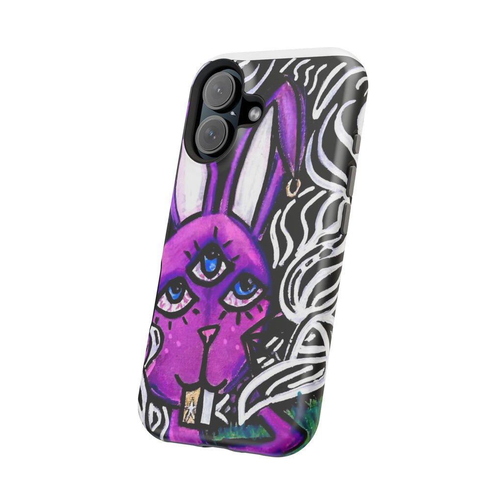 "3 EYED HARE" Magnetic Impact-Resistant Cases