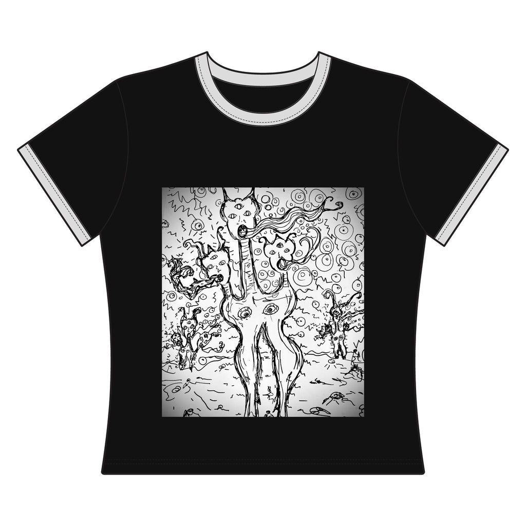 "Lazarus Space Pit" Women's Ringer Tee
