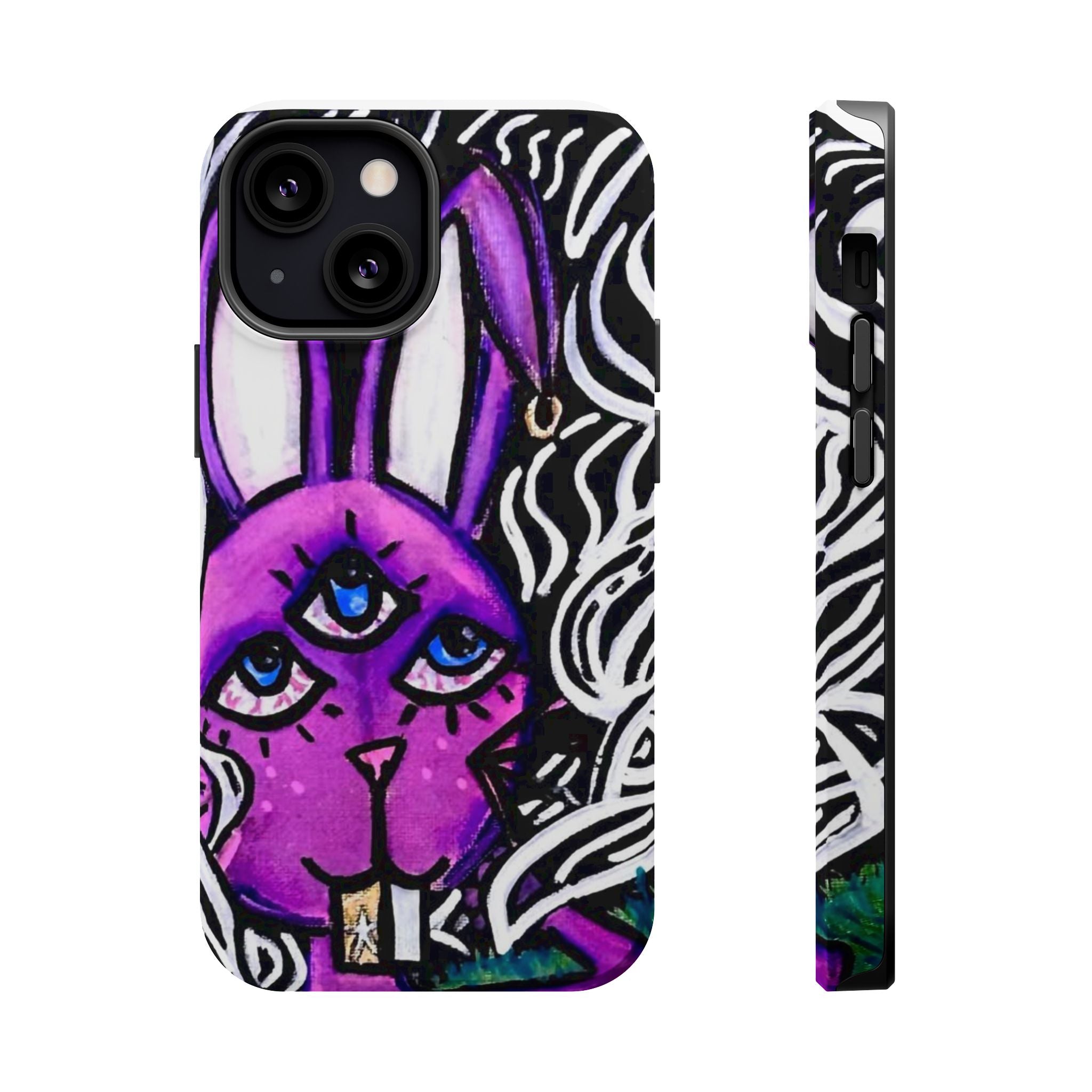 "3 EYED HARE" Magnetic Impact-Resistant Cases