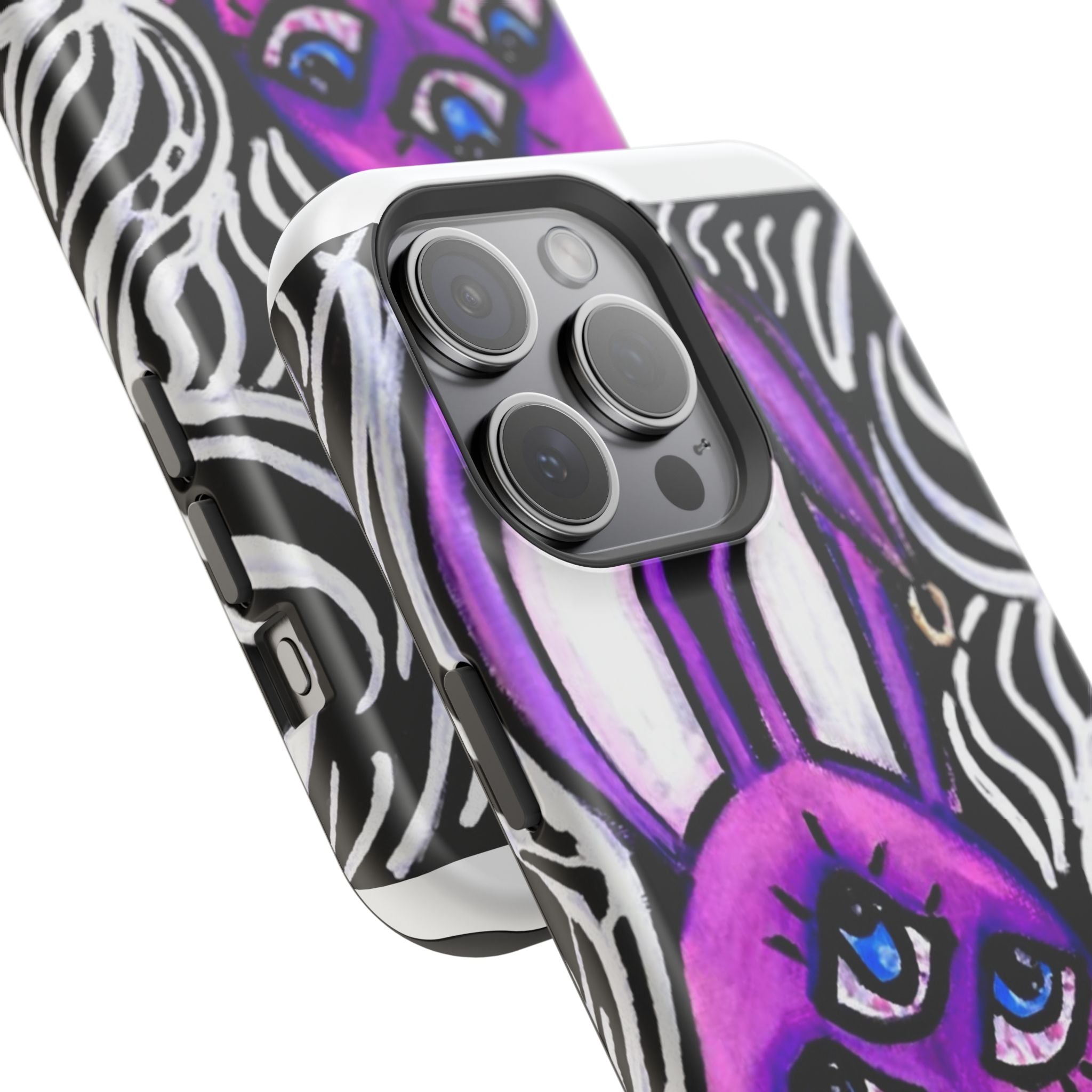 "3 EYED HARE" Magnetic Impact-Resistant Cases