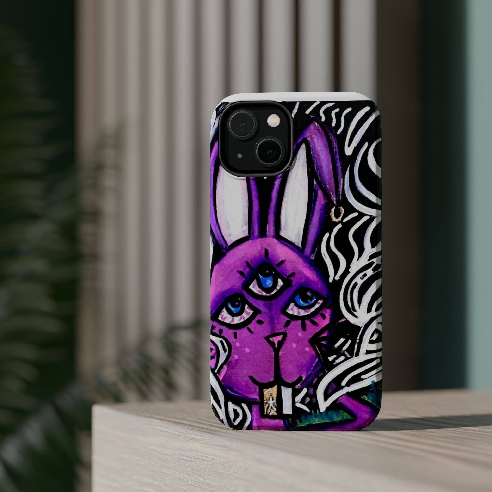 "3 EYED HARE" Magnetic Impact-Resistant Cases