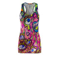 The All-Seeing Shift Racerback Dress — Colorful Abstract Art by Goddess of Electric Souls