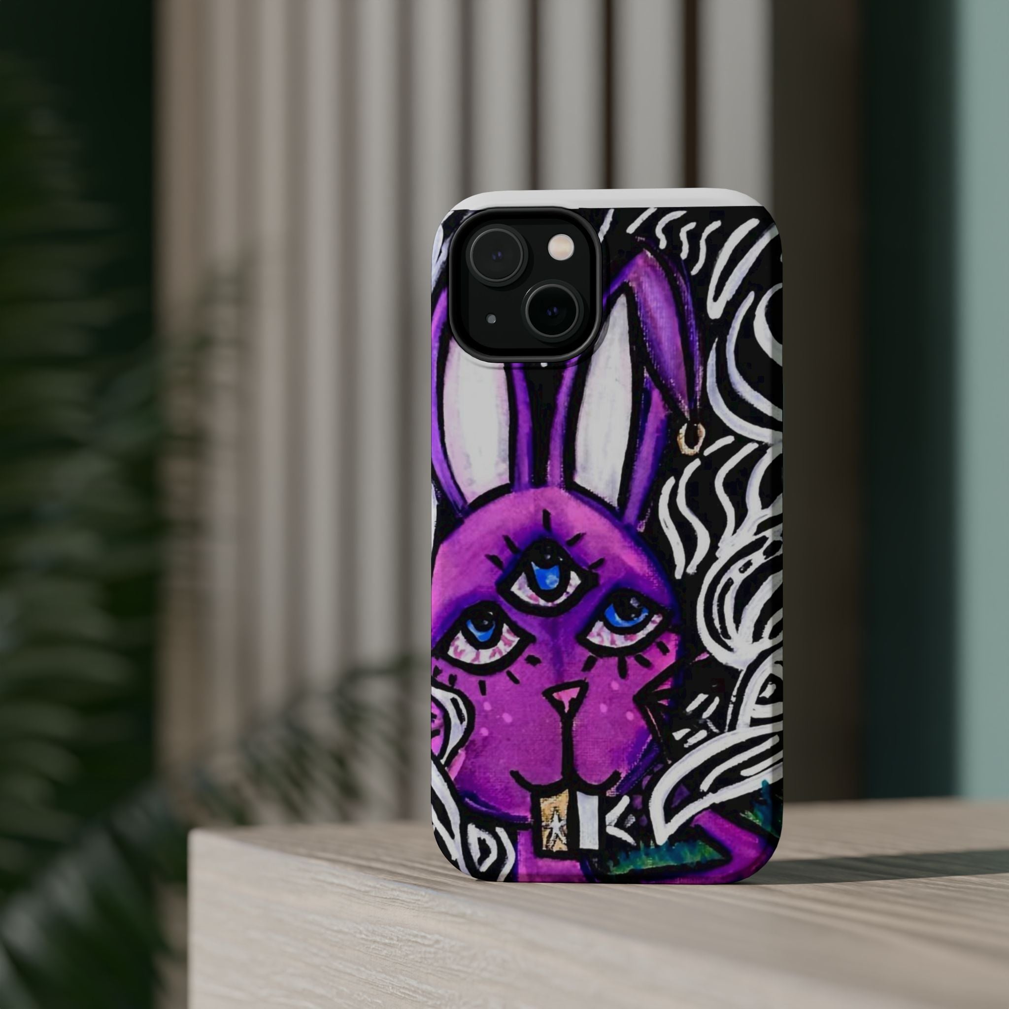 "3 EYED HARE" Magnetic Impact-Resistant Cases