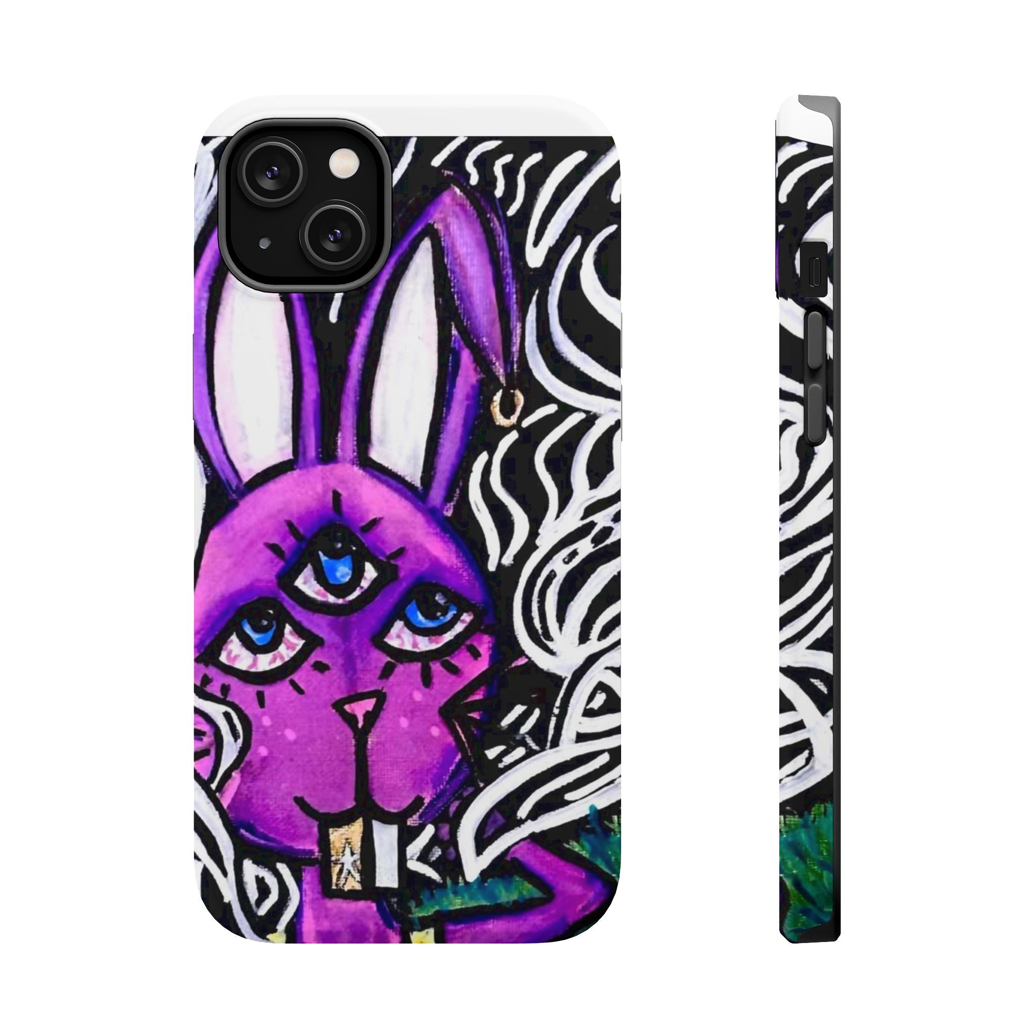 "3 EYED HARE" Magnetic Impact-Resistant Cases