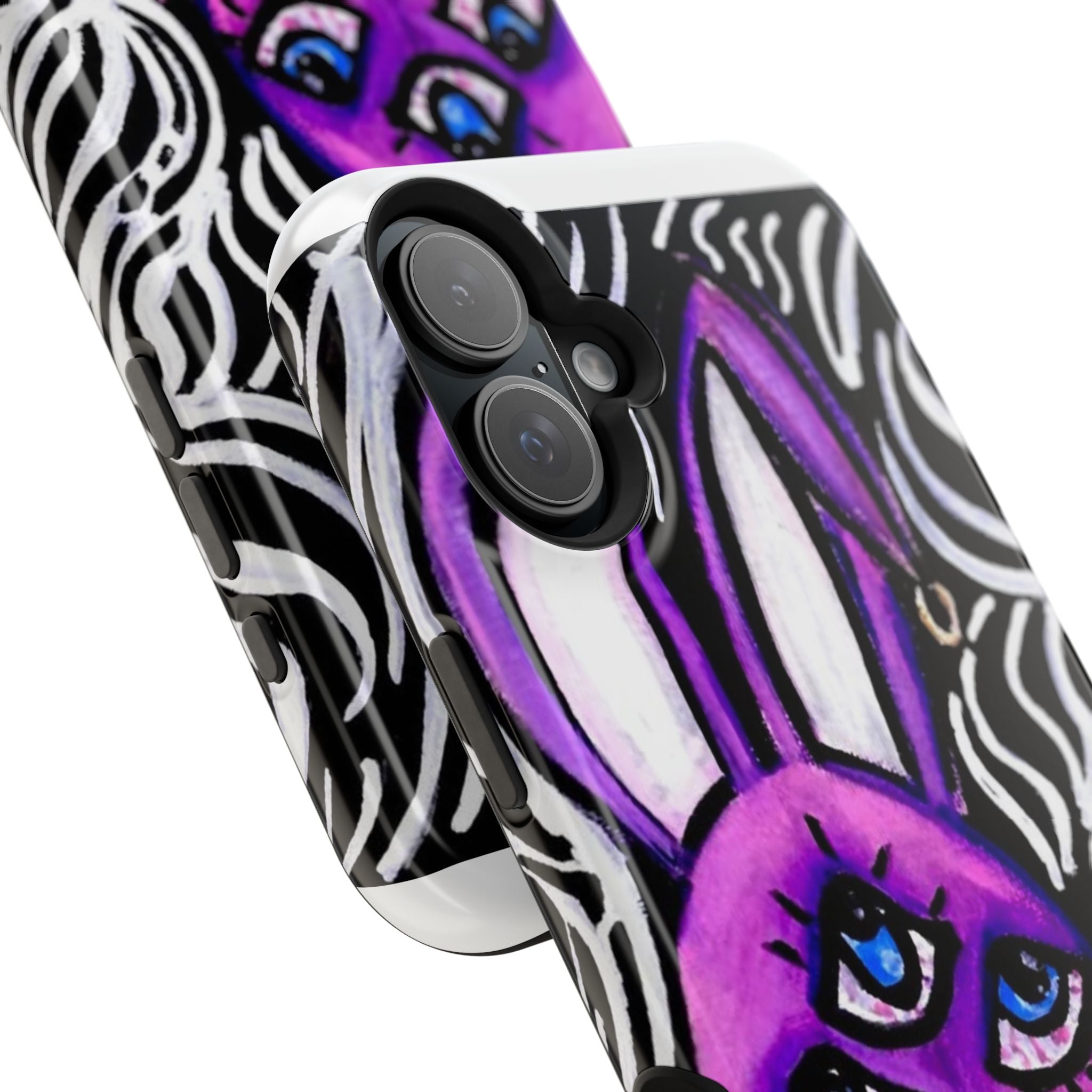 "3 EYED HARE" Magnetic Impact-Resistant Cases