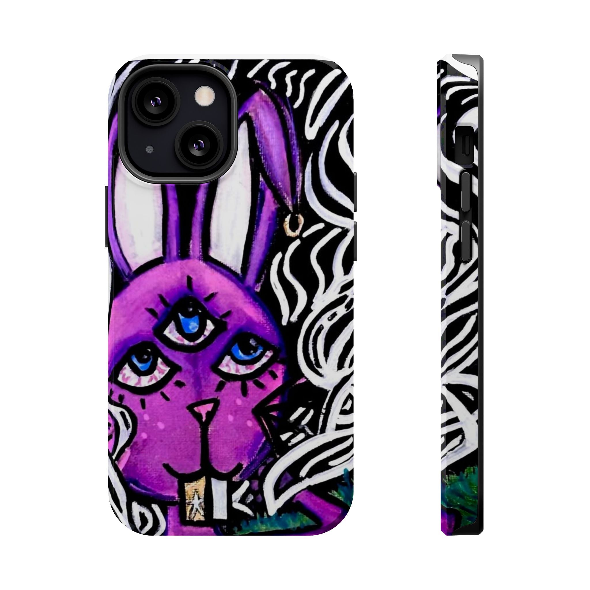 "3 EYED HARE" Magnetic Impact-Resistant Cases