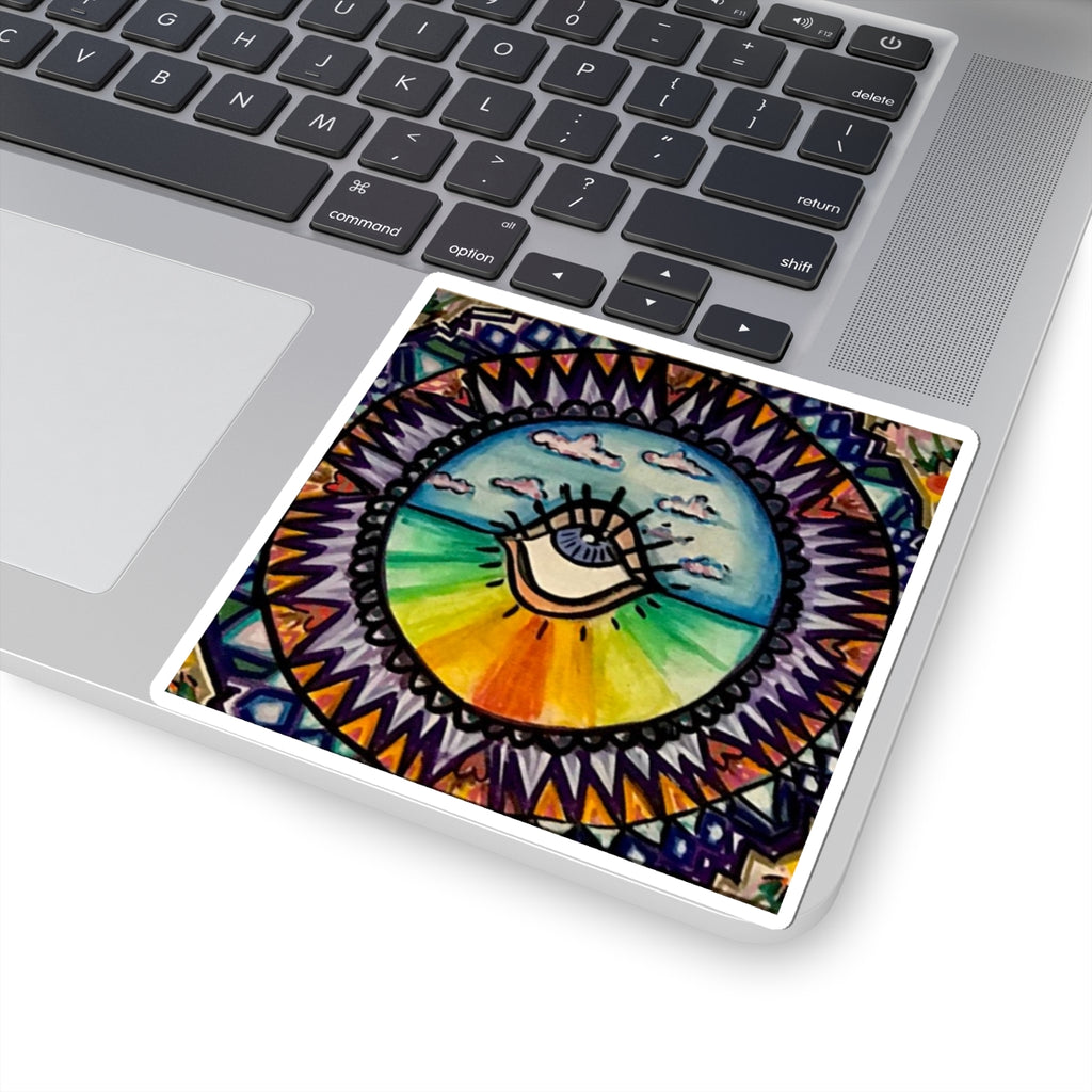 Spectrum of the Soul— Rainbow Mandala Decal