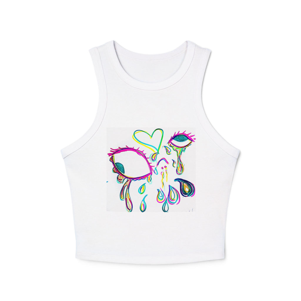 "Crying in Color" High-Neck Crop