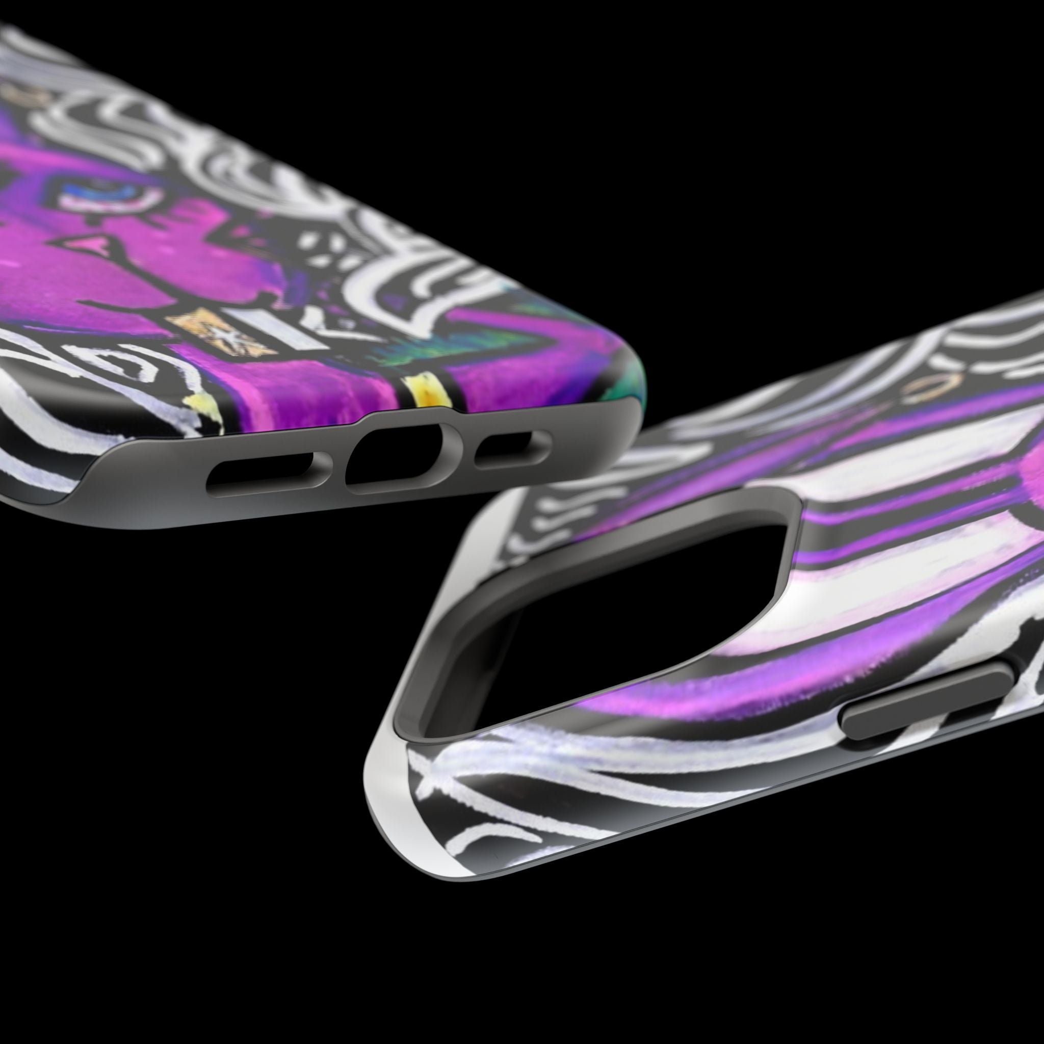 "3 EYED HARE" Magnetic Impact-Resistant Cases